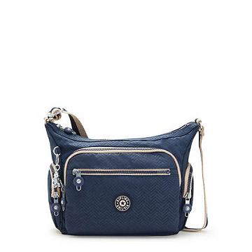 Kipling Gabbie Small Printed Crossbodytassen Blauw | NL 2067AH